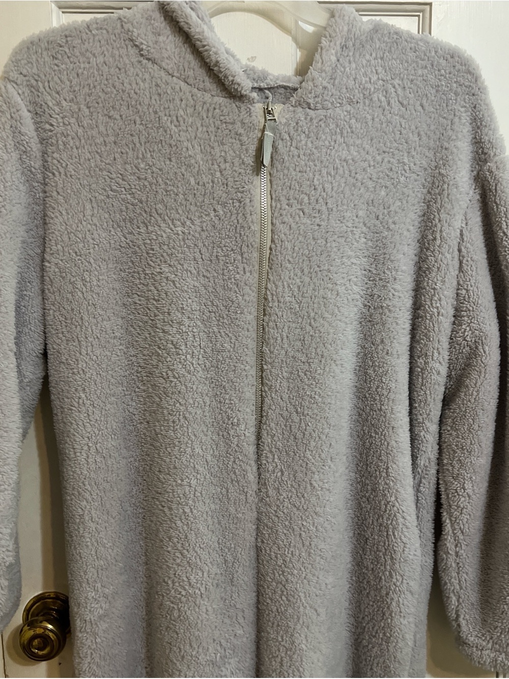Gray Plush onesie